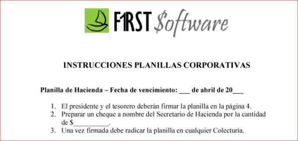Instrucciones-Planillas Corporativas