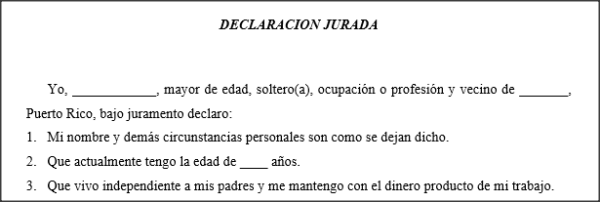 Hijo vive con sus padres pero es independiente