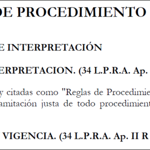 Reglas de Procedimiento Criminal de Puerto Rico