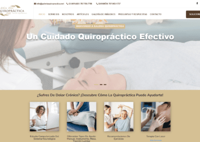 Galería Quiropráctica Dr. Toyos y Dra. Quiñones Homepage Image